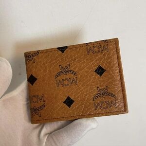 MCM Brown Key & Card Holder